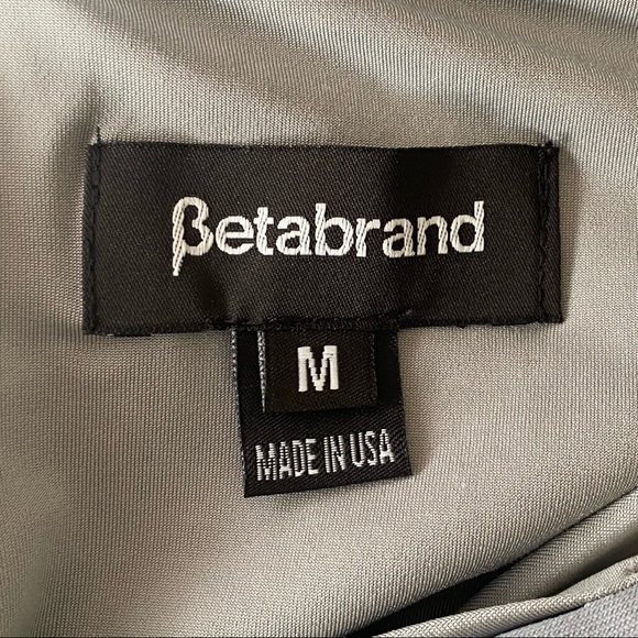 Betabrand Asymmetrical No Sweat Cocktail Dress in Gray - Picture 6 of 11